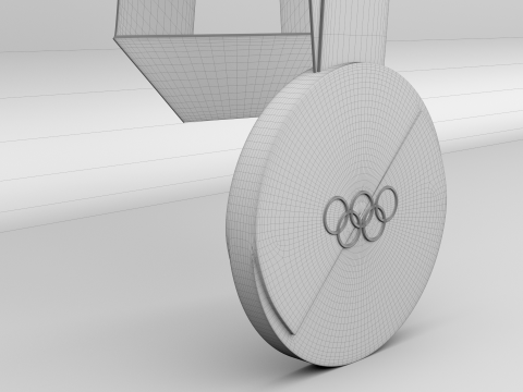 Medale XXV Zimowych Igrzysk Olimpijskich Milano Cortina 2026 Model 3D