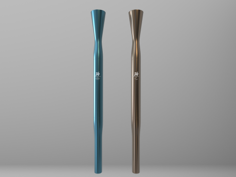XXV Winter Games Olympic and Paralympic Torch Milano Cortina 3D Model