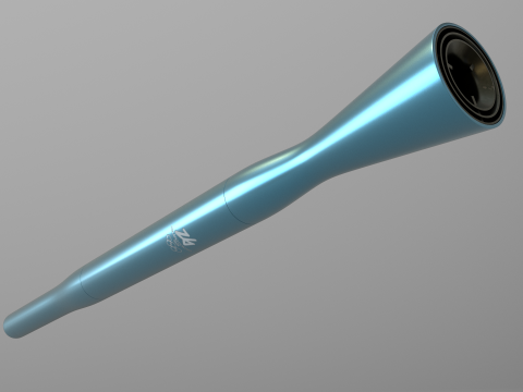 XXV Winter Games Olympic and Paralympic Torch Milano Cortina 3D Model