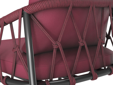 Garden armchair Scala Outdoor by Alma Design Model 3D