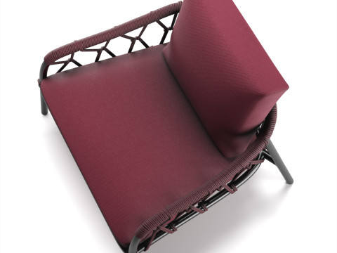 Garden armchair Scala Outdoor by Alma Design Model 3D