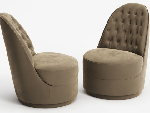 Leila Opera chair Model 3D