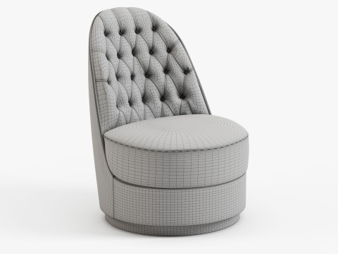 Leila Opera chair 3D-Modell