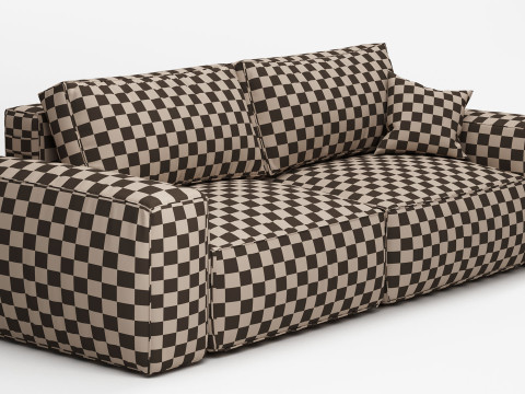 Toscana sofa 3D-Modell