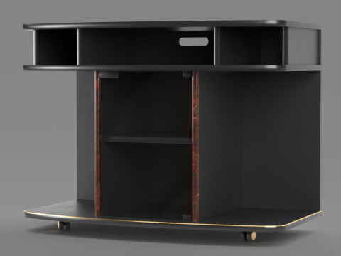TV stand Model 3D