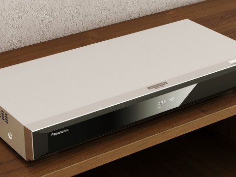 Panasonic DMR-UBC90 Ultra HD Blu-ray Player 3D-Modell