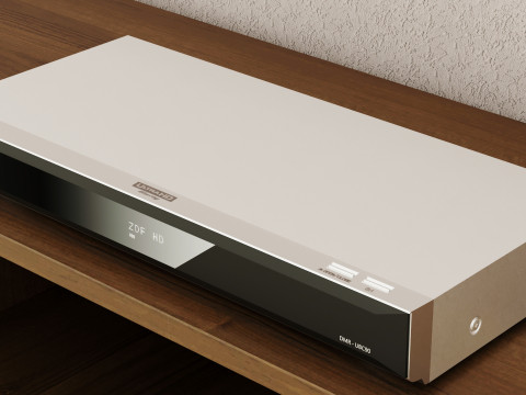 Panasonic DMR-UBC90 Ultra HD Blu-ray Player 3D-Modell