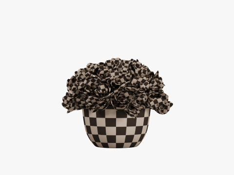 Decorative flower in a pot 3Dモデル