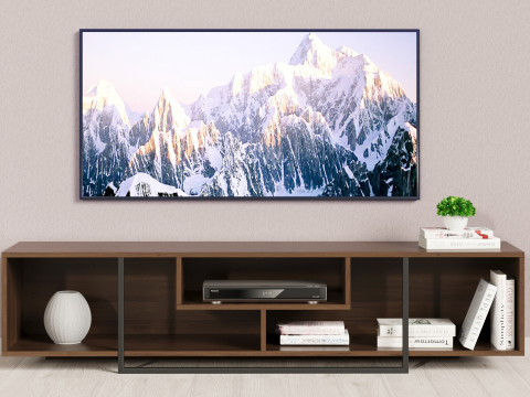 TV Stand with Accessories 1800 mm 3D Модель