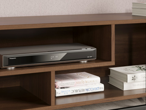 TV Stand with Accessories 1800 mm Model 3D