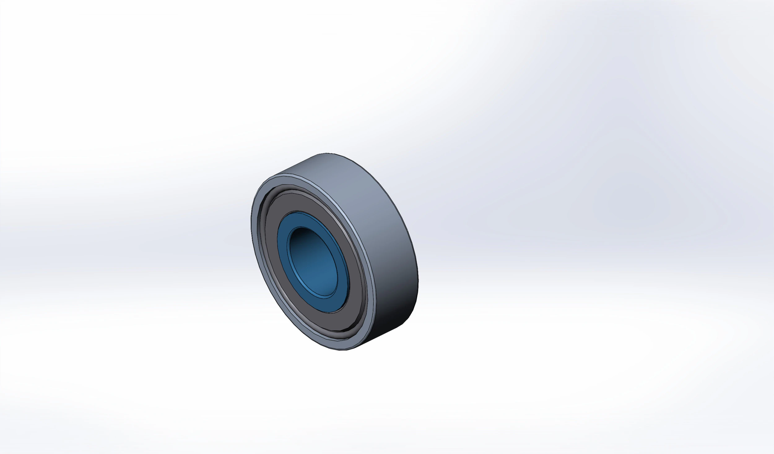6000 Series Bearing 3D Model .c4d .max .obj .3ds .fbx .stl .blend 