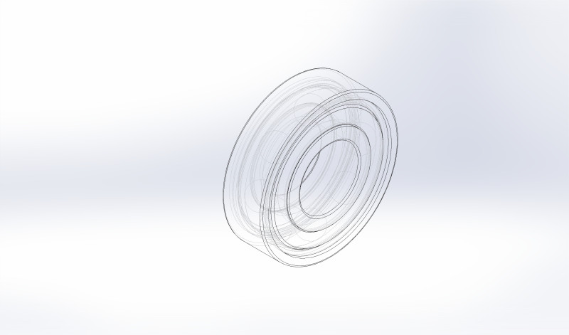 Серия 6001 Подшипник 12x28 3D Модель .c4d .max .obj .3ds .fbx .stl .blend 