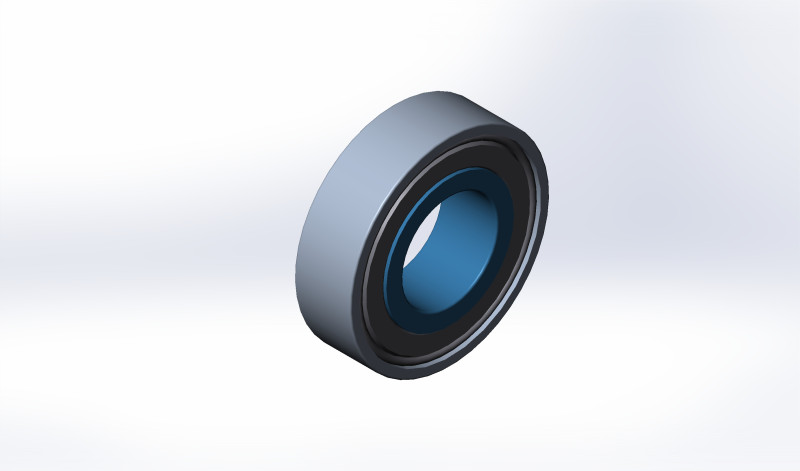 Серия 6002 Подшипник 15x32 3D Модель .c4d .max .obj .3ds .fbx .stl .blend