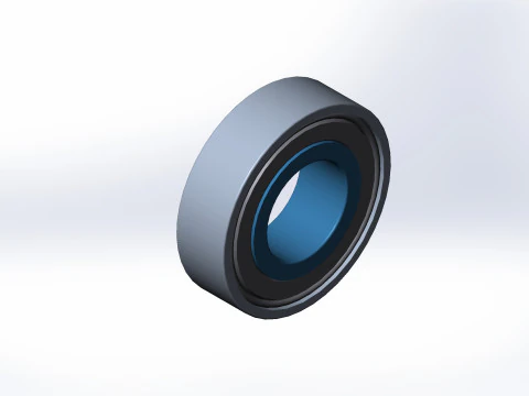 Rolamento S&eacute;rie 6002 15x32 Modelo 3D