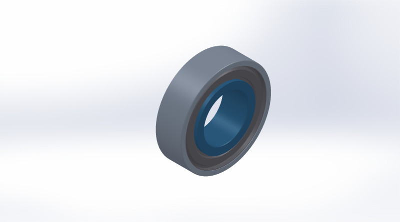 6003 시리즈 베어링 17x35 3D 모델 .c4d .max .obj .3ds .fbx .stl .blend 