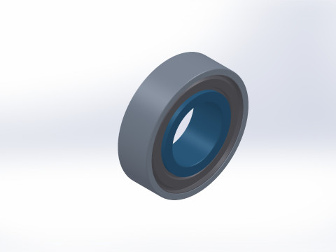Cuscinetto serie 6003 17x35 Modello 3D