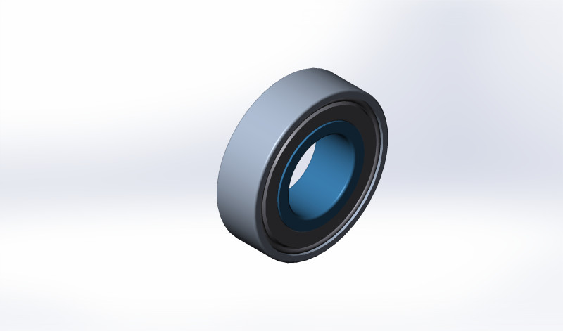 6004 Series Bearing 20x42 3D Model .c4d .max .obj .3ds .fbx .stl .blend