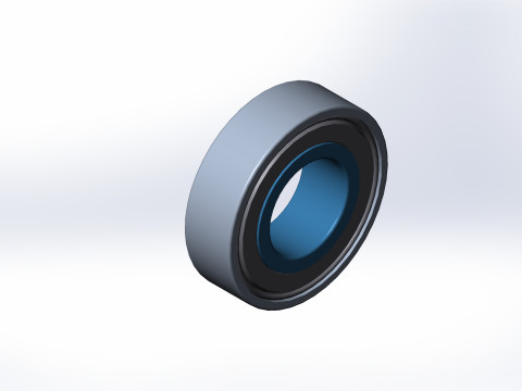 Cuscinetto serie 6004 20x42 Modello 3D