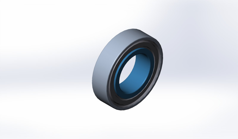 Серия 6005 Подшипник 25x47 3D Модель .c4d .max .obj .3ds .fbx .stl .blend