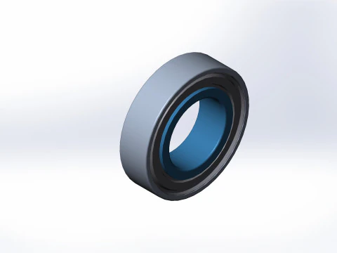 Rolamento S&eacute;rie 6005 25x47 Modelo 3D