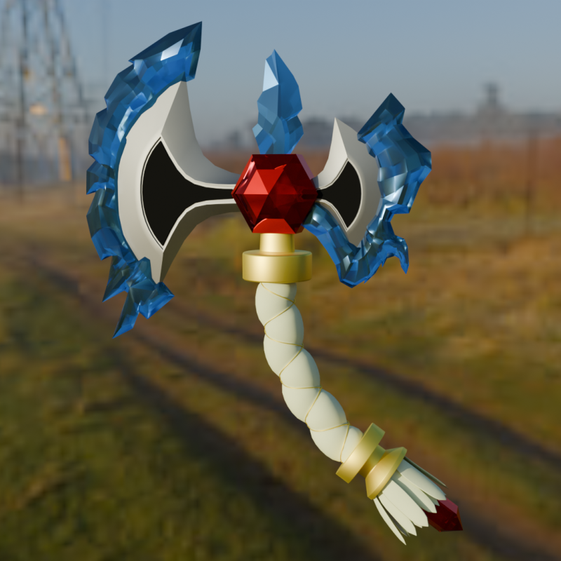 Ice axe 3D 모델 .c4d .max .obj .3ds .fbx .stl .blend