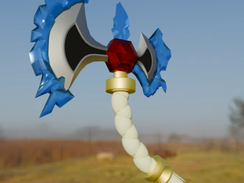 Ice axe 3D Model