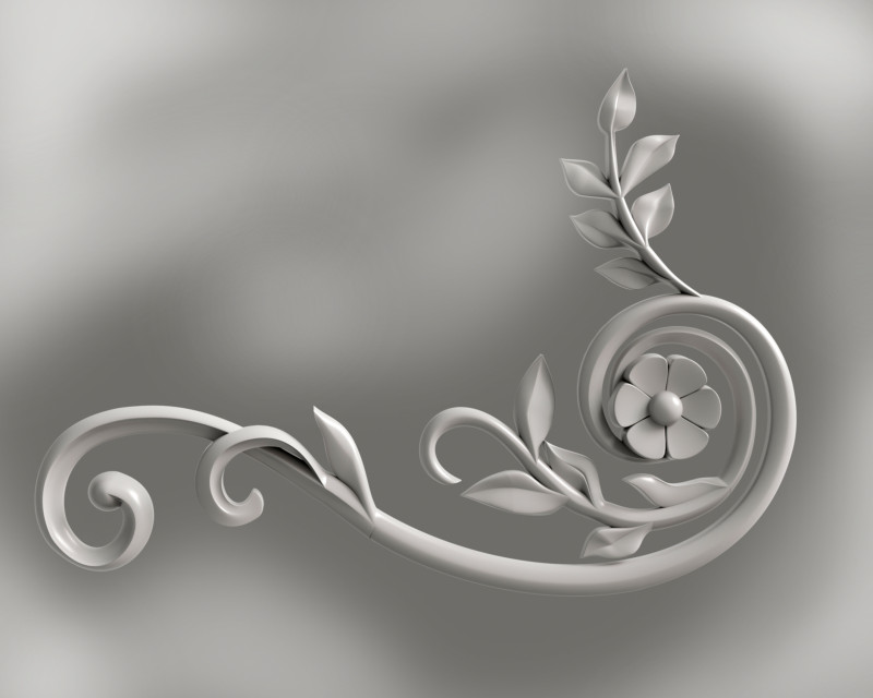 Decor for a CNC milling machine 3D print model Modello di stampa 3D .c4d .max .obj .3ds .fbx .stl .blend 