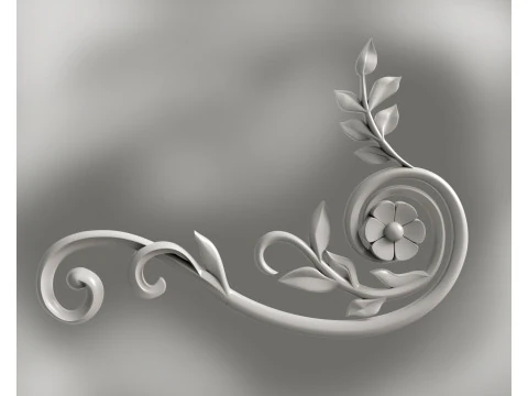 Decorazione per un modello di stampa 3D di una fresatrice CNC Modello di stampa 3D