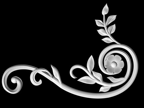 Decor for a CNC milling machine 3D print model Modello di stampa 3D