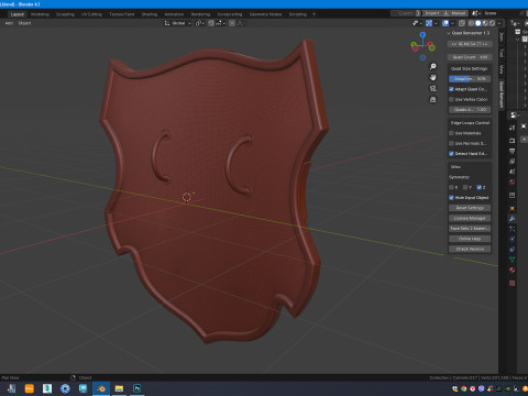 Shield of a warrior with a trident for cnc and 3d printing 3D Print Model
