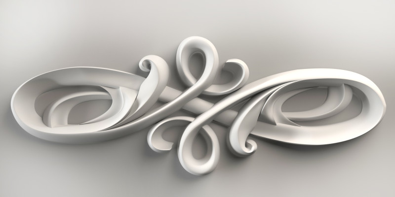 Wall decor flowers with leaves for milling CNC machines Modèles 3D en vedette .c4d .max .obj .3ds .fbx .stl .blend