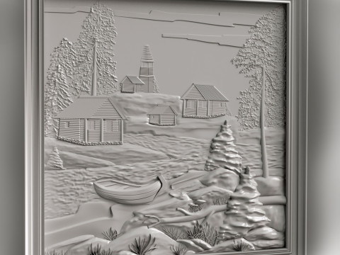 Picture for milling on a CNC machine 3D Print Model