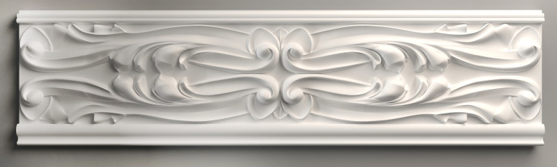 stl wall molding plinth decor for CNC router Model do druku 3D .c4d .max .obj .3ds .fbx .stl .blend 