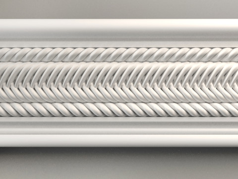 stl wall molding plinth decor for CNC router 3D Print Model