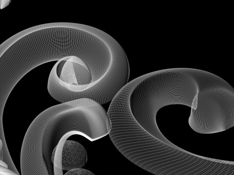 Volumetric decor for CNC milling 3D Print Model