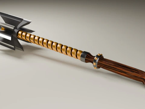 Mod&egrave;le de hache de masse high-poly Modèle 3D