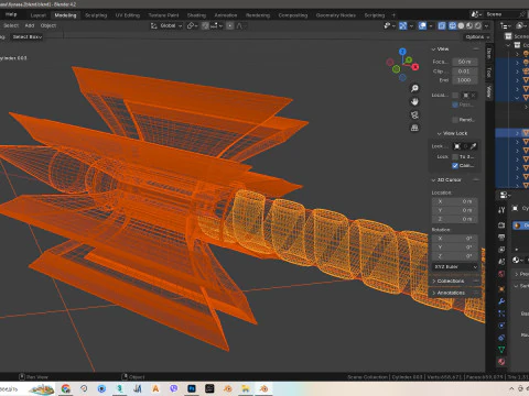 Mace ax high-poly model 3D Model