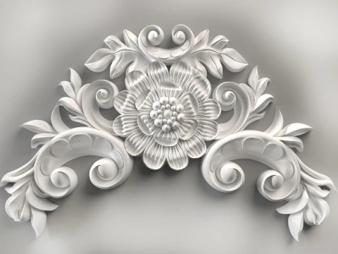 Decora&ccedil;&atilde;o de rodap&eacute; de moldagem de parede para roteador CNC modelo de impress&atilde;o 3D Modelo de Impressão 3D