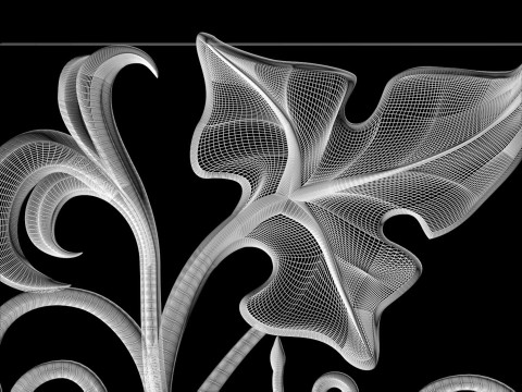 Decorative doors with leaves and grapes for CNC router 3Dプリントモデル
