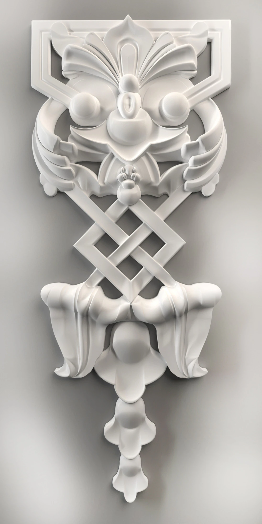 Wall molding plinth decor for CNC router 3D print model 3D Print Model .c4d .max .obj .3ds .fbx .stl .blend 