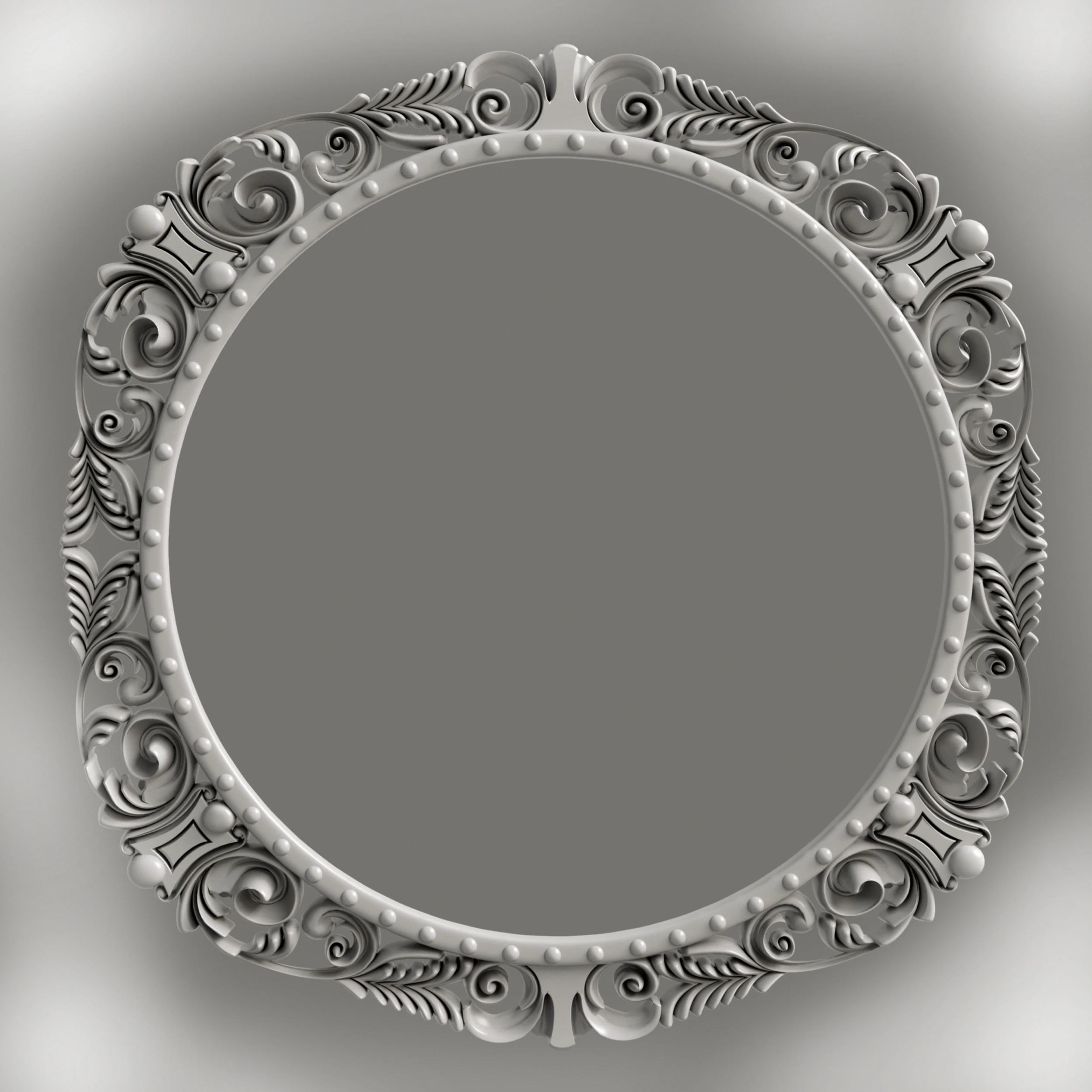 Frame for painting mirror for CNC milling 3D print model 3D Print Model .c4d .max .obj .3ds .fbx .stl .blend 