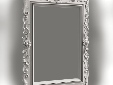 Frame for painting mirror for CNC milling 3D print model 3D-Druckmodell