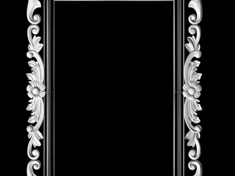 Frame for painting mirror for CNC milling 3D print model 3D Print Model