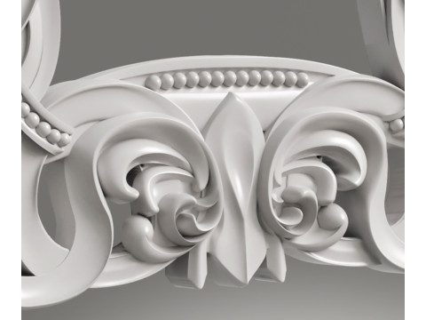 Frame for mirror for CNC milling 3D print model 3D Baskı Modeli