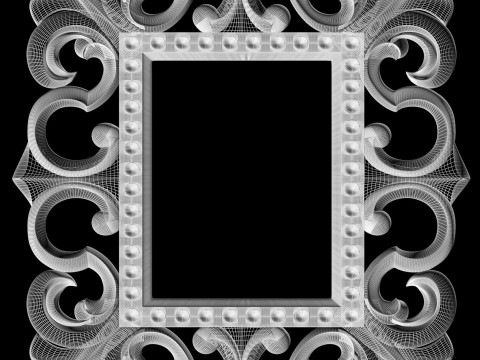 Frame or mirror for cnc router 3D print model 3D 3D Print Model