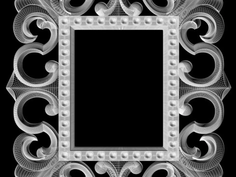 Cornice o specchio per router cnc modello di stampa 3D 3D Modello di stampa 3D