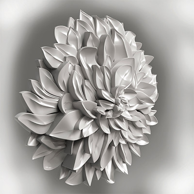 Flower for CNC router 3D print model 3D Print Model .c4d .max .obj .3ds .fbx .stl .blend