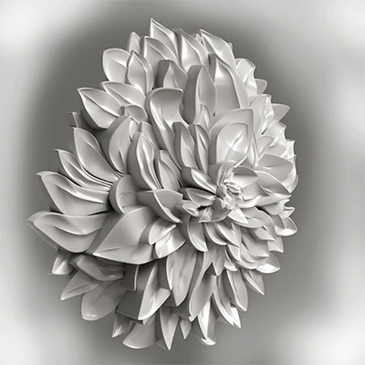 Flower for CNC router 3D print model 3D Print Model .c4d .max .obj .3ds .fbx .stl .blend