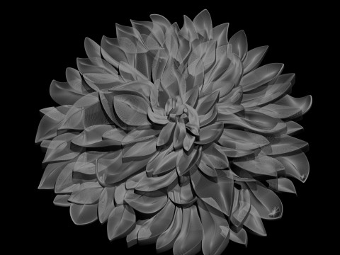 Flower for CNC router 3D print model 3D Print Model