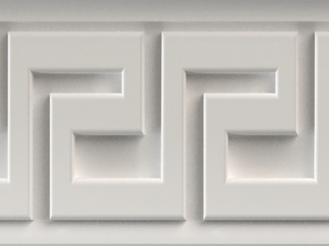 Wall molding plinth decor for CNC router 3D print model Model Cetak 3D